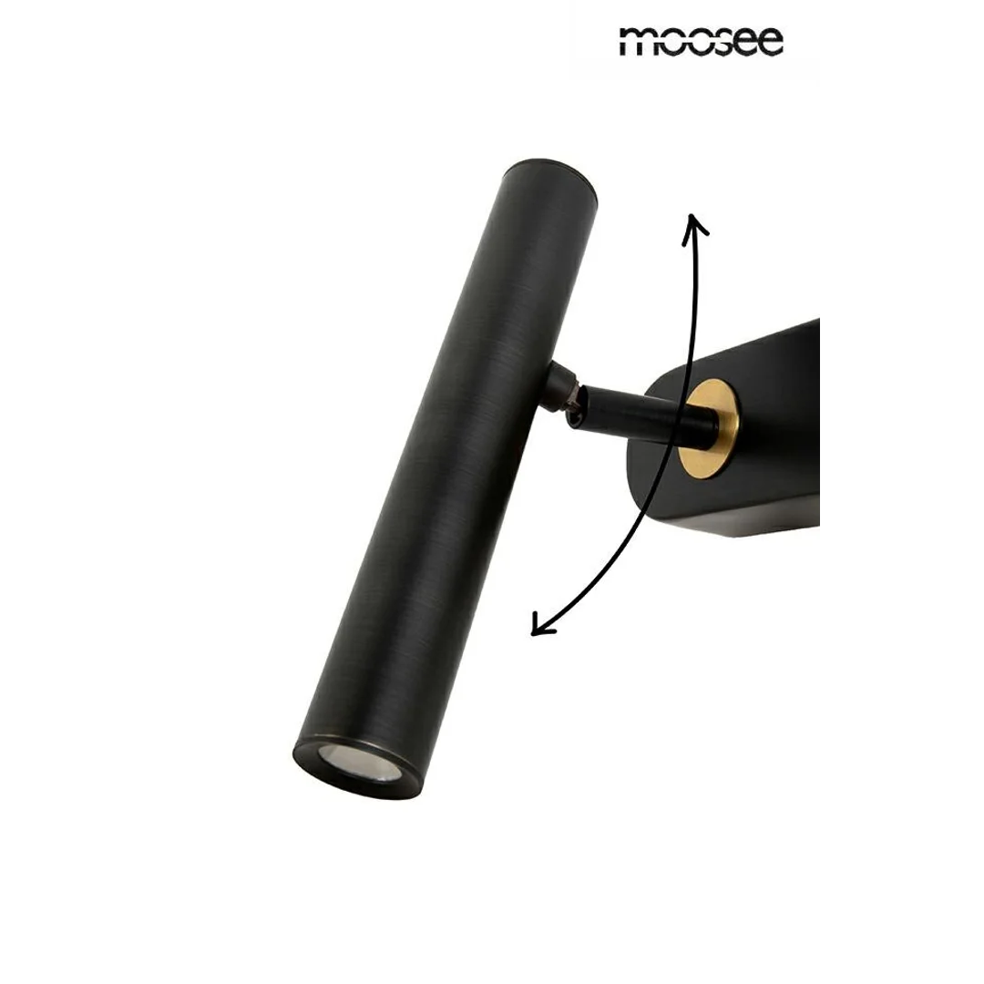 MOOSEE lampa ścienna BOY TUBE L czarna — zdjęcie 8