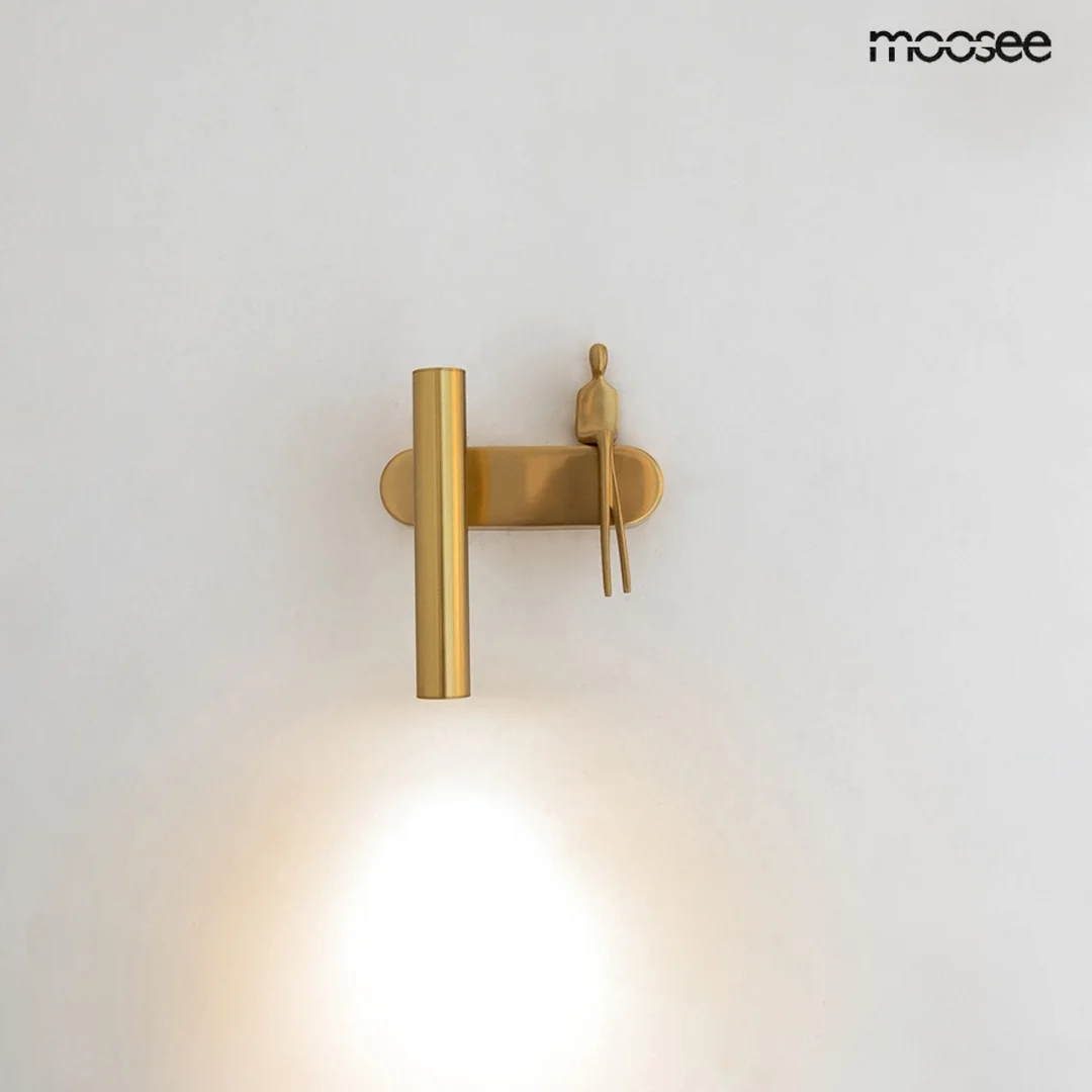 MOOSEE lampa ścienna BOY TUBE L złota — zdjęcie 3