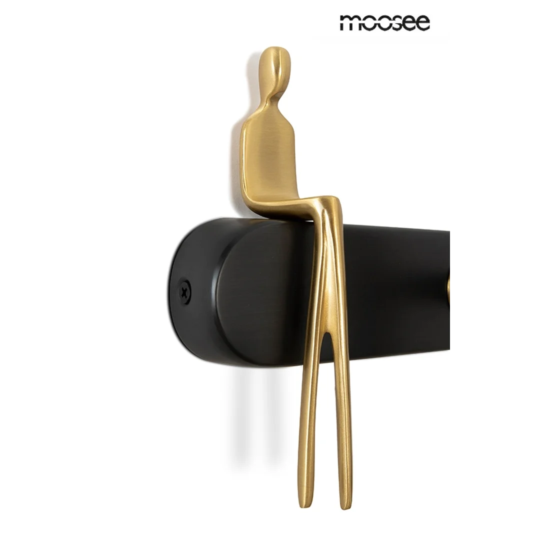 MOOSEE lampa ścienna BOY TUBE R czarna — zdjęcie 7