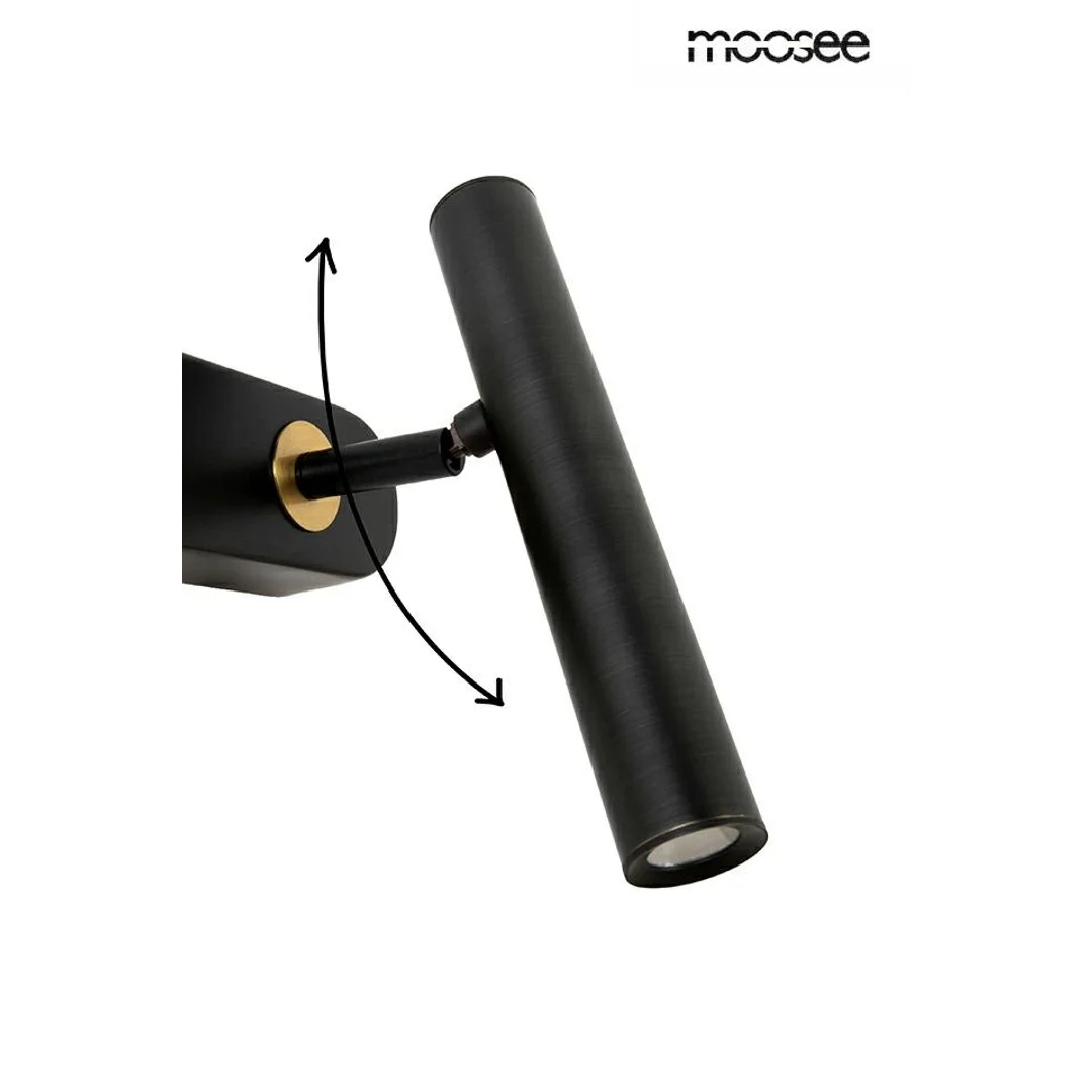 MOOSEE lampa ścienna BOY TUBE R czarna — zdjęcie 8