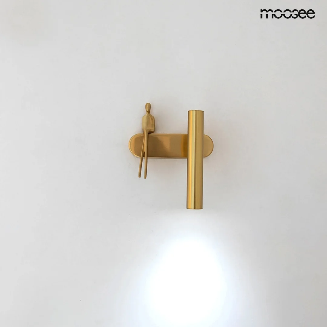 MOOSEE lampa ścienna BOY TUBE R złota — zdjęcie 2