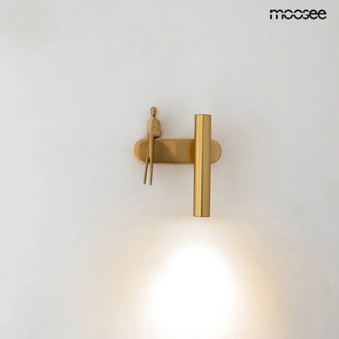 MOOSEE lampa ścienna BOY TUBE R złota — zdjęcie 3