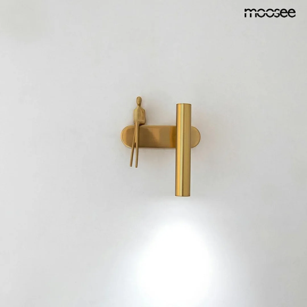 MOOSEE lampa ścienna BOY TUBE R złota — zdjęcie 4
