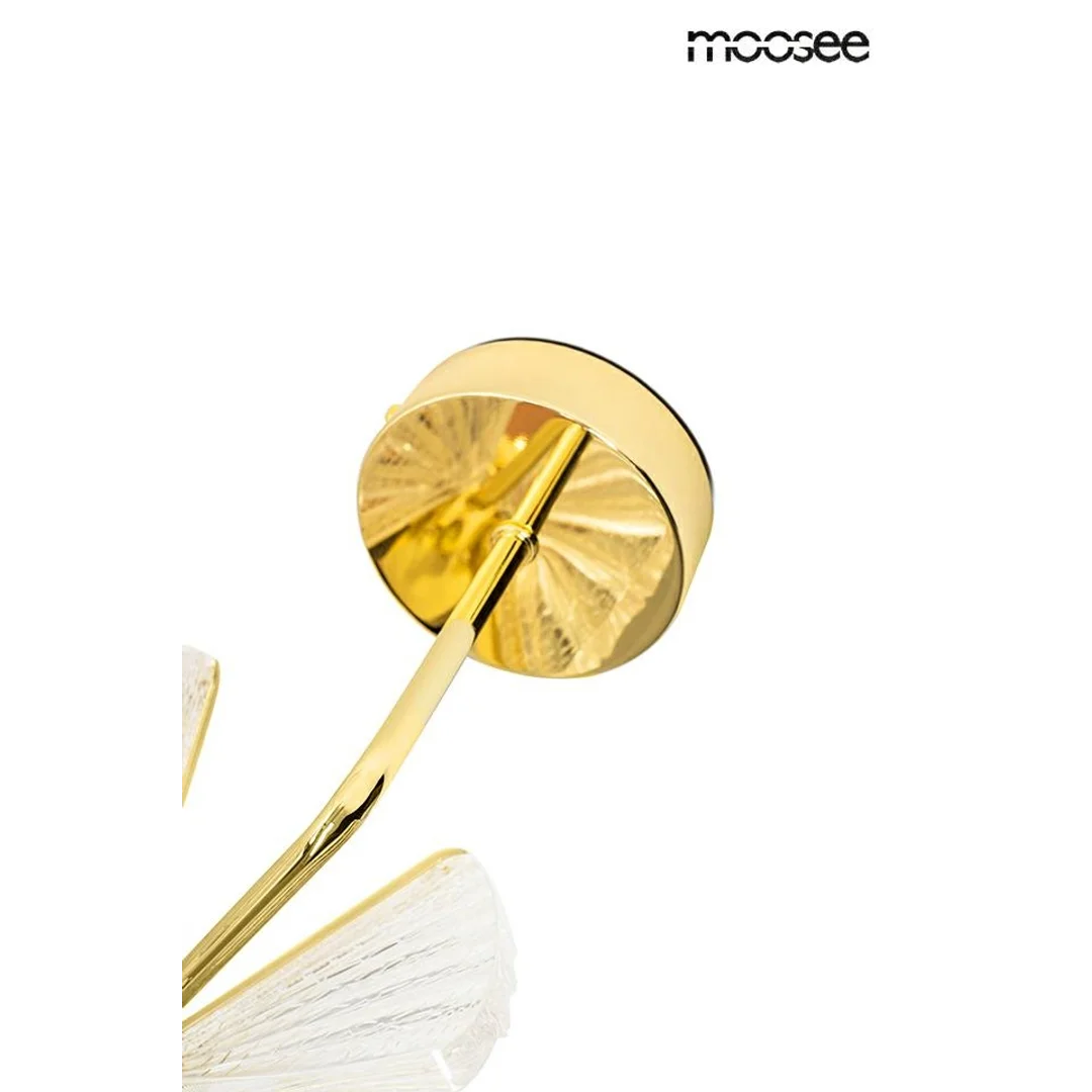 MOOSEE lampa ścienna BUTTERFLY S złota — zdjęcie 5