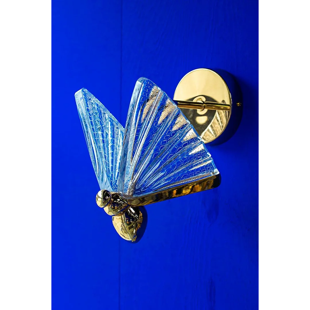 MOOSEE lampa ścienna BUTTERFLY S złota — zdjęcie 7
