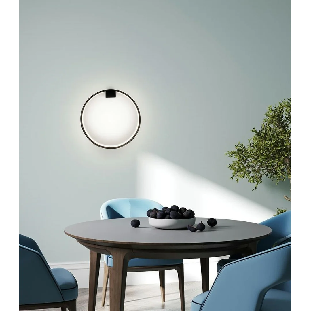 MOOSEE lampa ścienna CIRCLE WALL czarna — zdjęcie 6