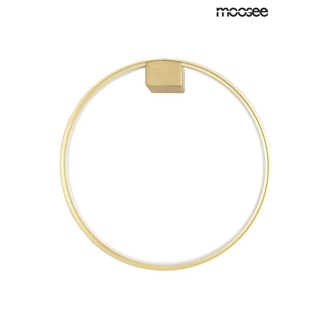 MOOSEE lampa ścienna CIRCLE WALL złota — zdjęcie 2