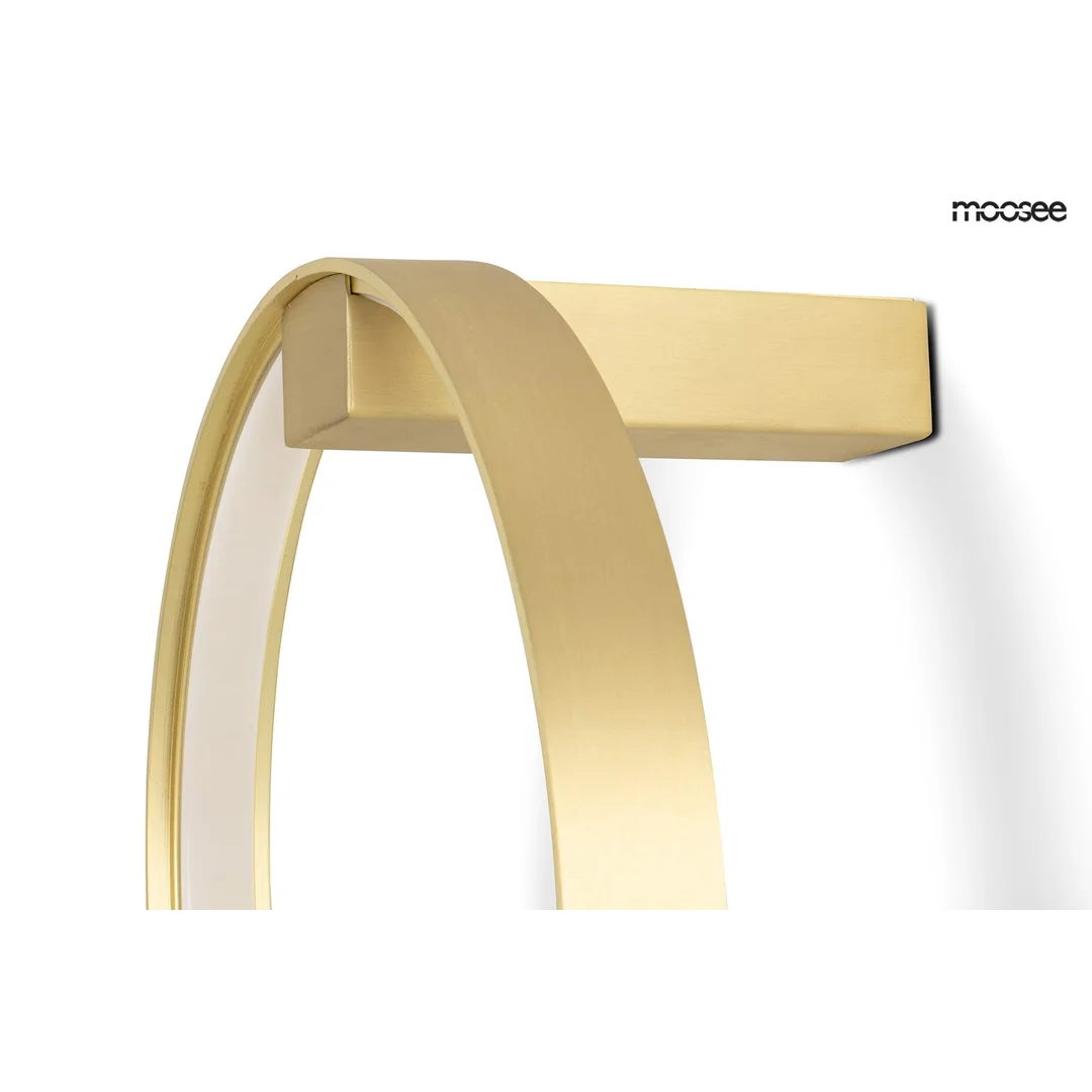 MOOSEE lampa ścienna CIRCLE WALL złota — zdjęcie 3
