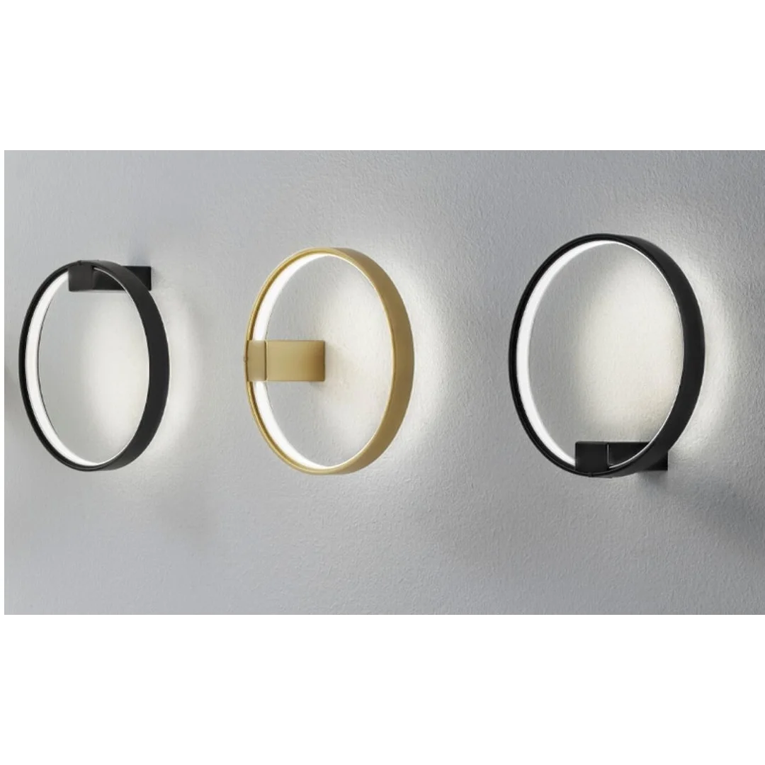 MOOSEE lampa ścienna CIRCLE WALL złota — zdjęcie 8