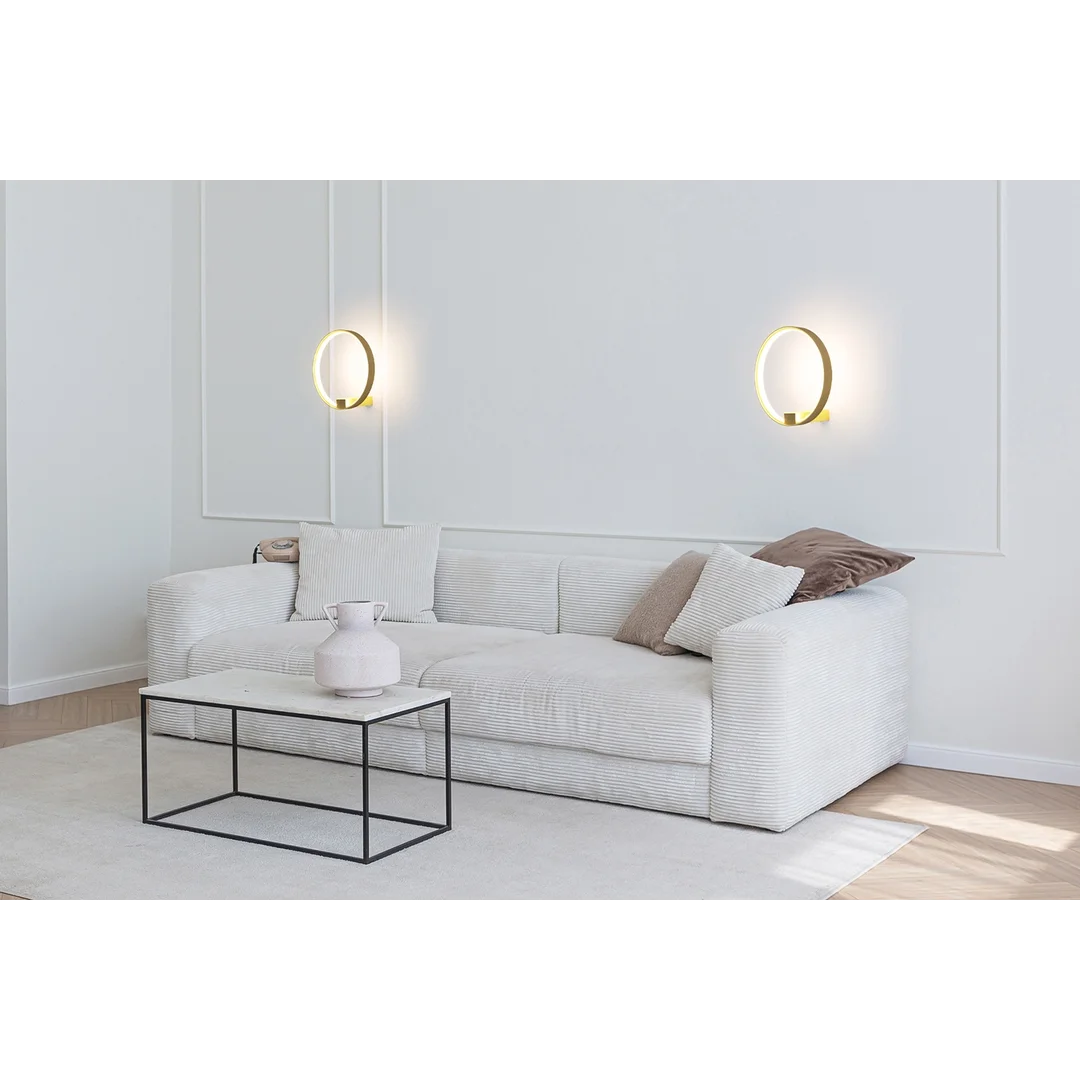 MOOSEE lampa ścienna CIRCLE WALL złota — zdjęcie 9