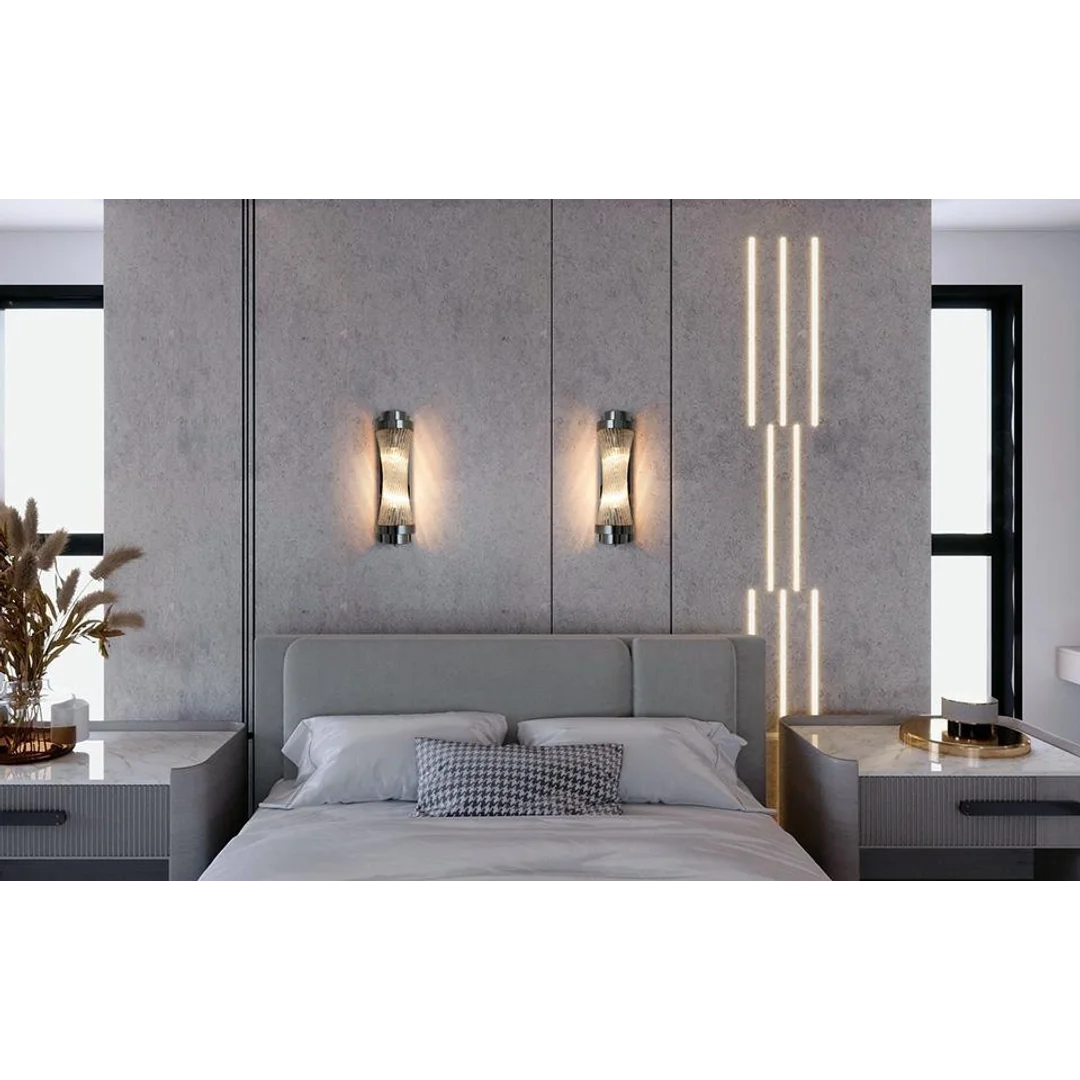MOOSEE lampa ścienna COLUMN 40 srebrna — zdjęcie 8