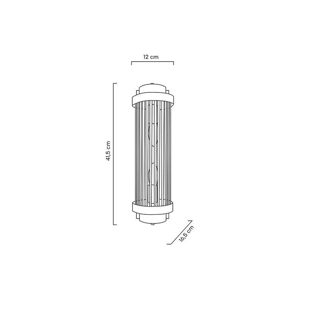 MOOSEE lampa ścienna COLUMN 40 srebrna — zdjęcie 9