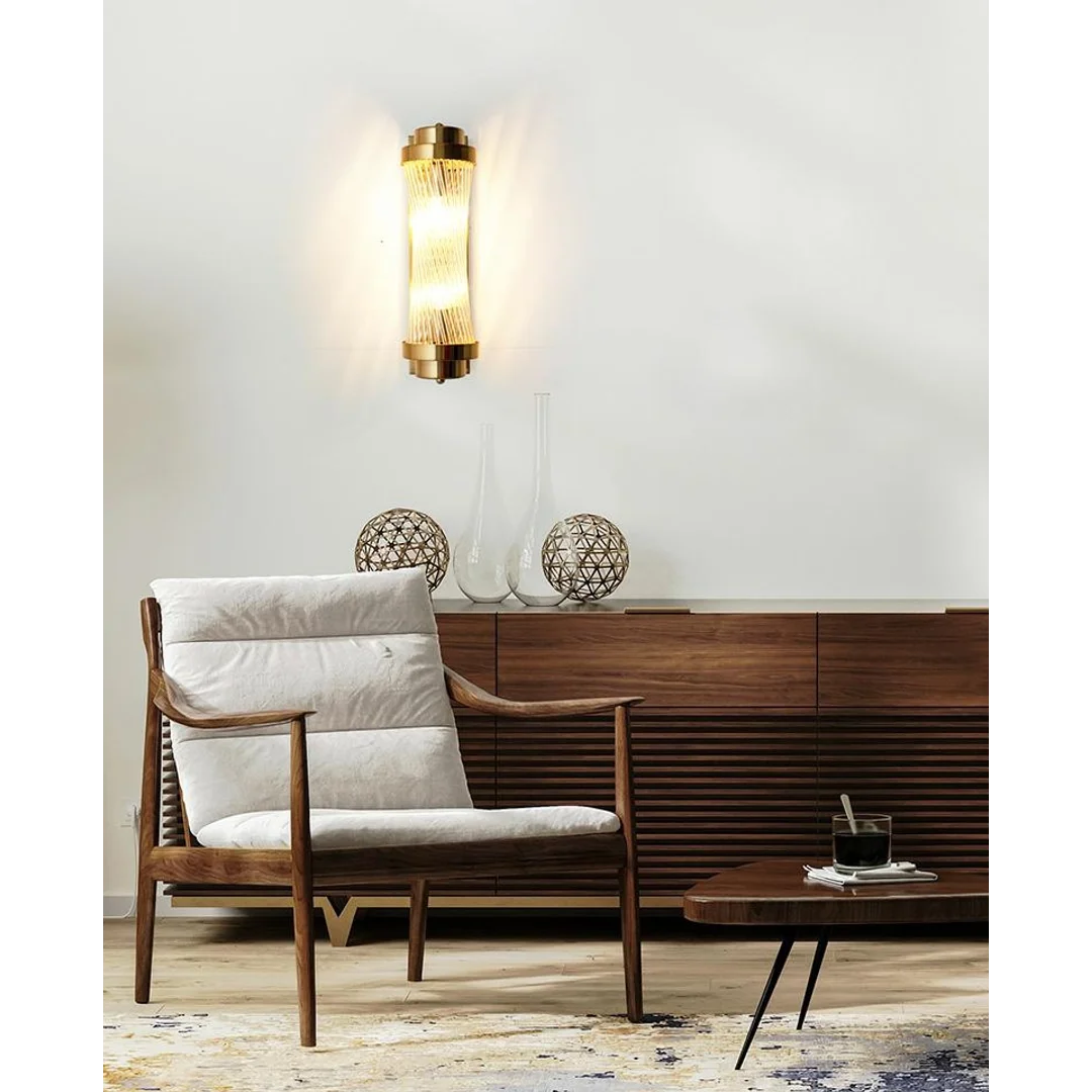 MOOSEE lampa ścienna COLUMN 40 złota — zdjęcie 8
