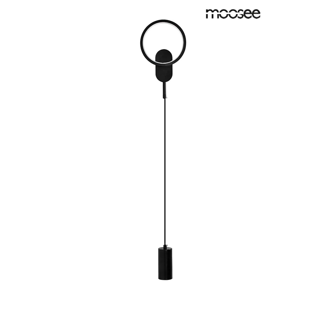 MOOSEE lampa ścienna COMO czarna — zdjęcie 2