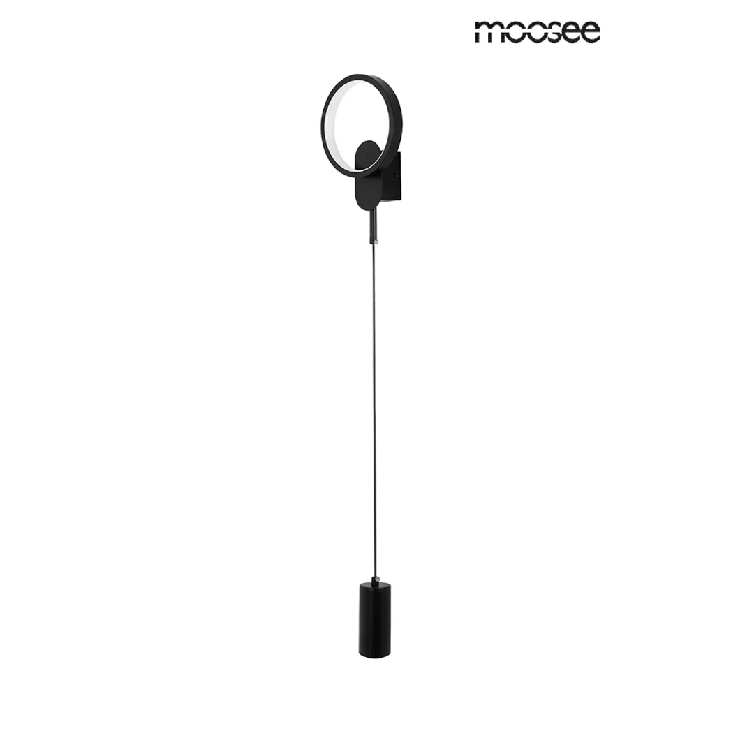 MOOSEE lampa ścienna COMO czarna — zdjęcie 7