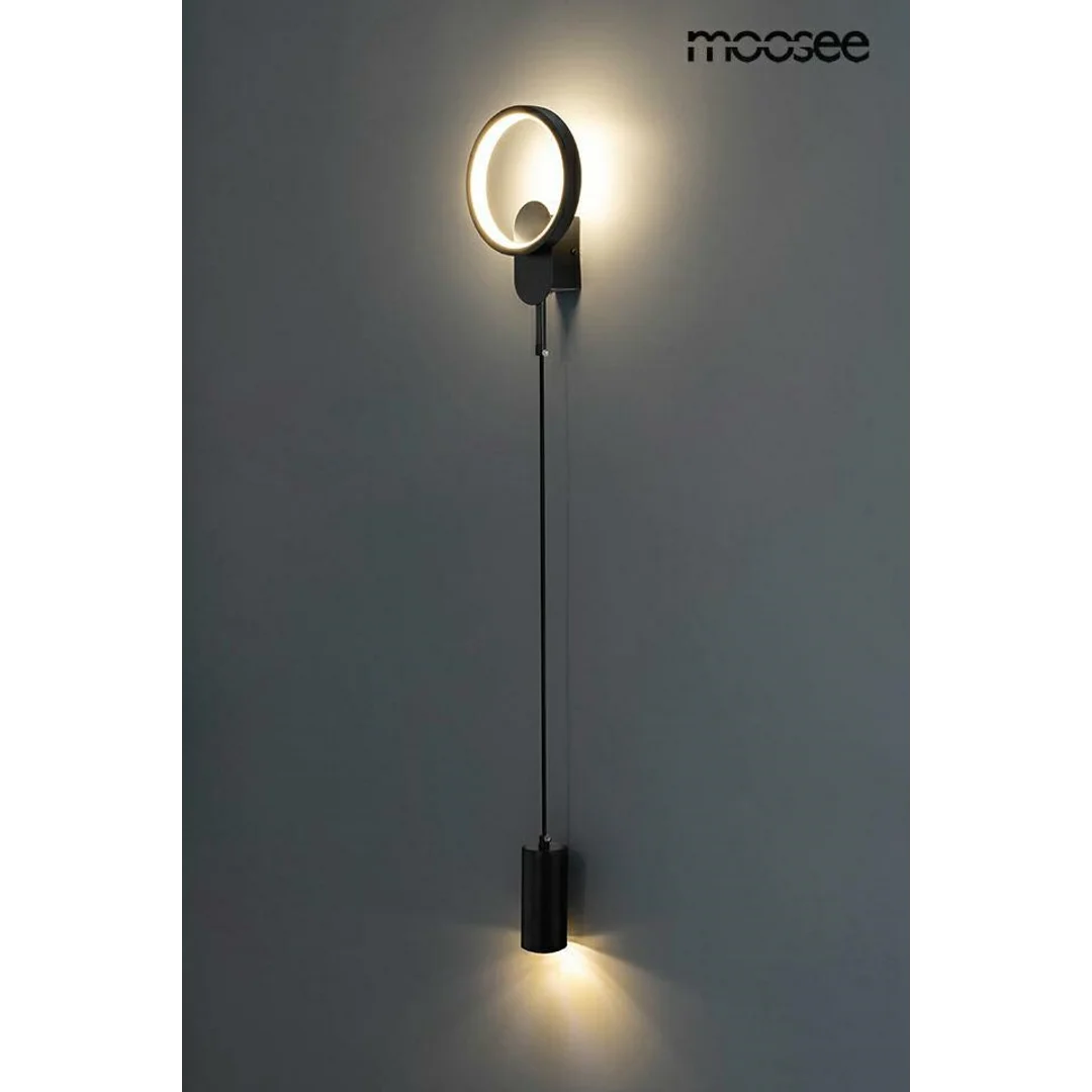 MOOSEE lampa ścienna COMO czarna — zdjęcie 8