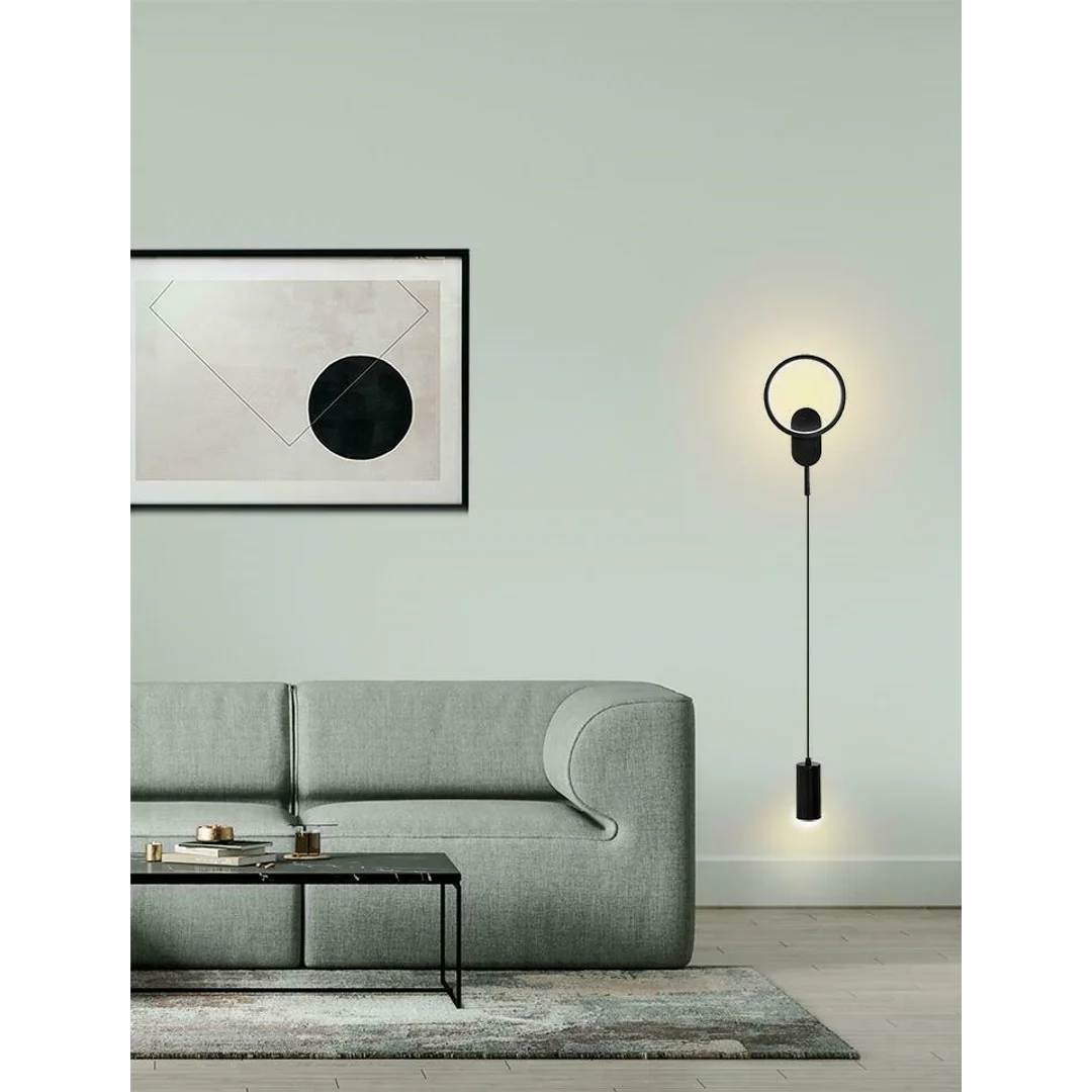 MOOSEE lampa ścienna COMO czarna — zdjęcie 9