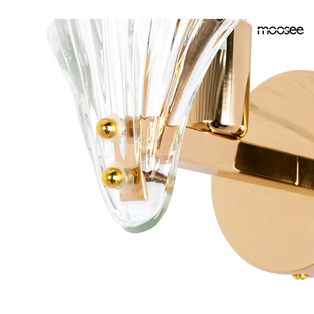 MOOSEE lampa ścienna CONCHA złota — zdjęcie 5