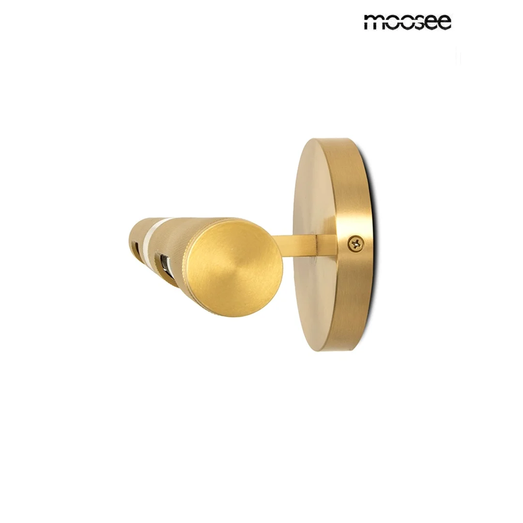 MOOSEE lampa ścienna CRUDO złota — zdjęcie 3