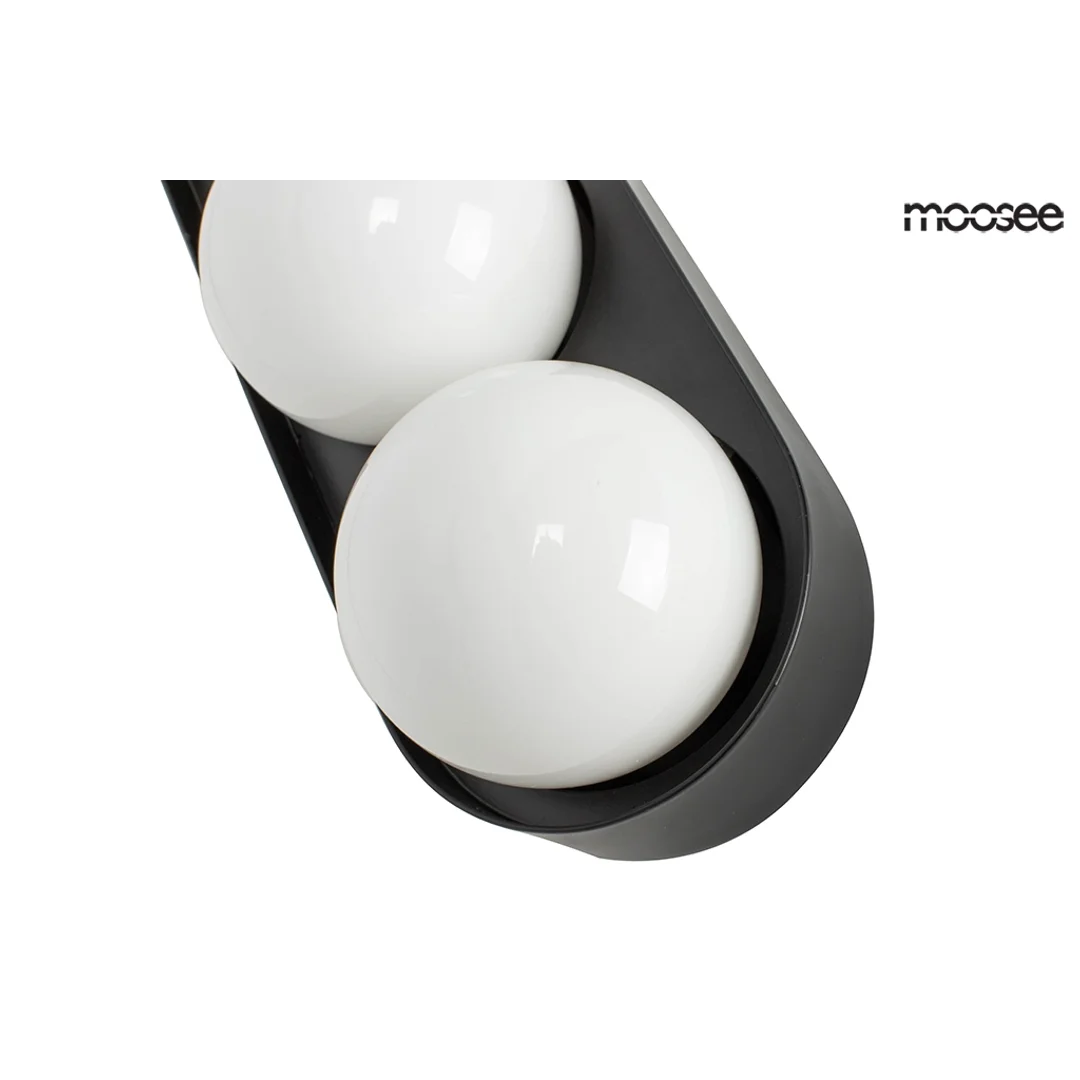 MOOSEE lampa ścienna DROPS 3 czarna — zdjęcie 3