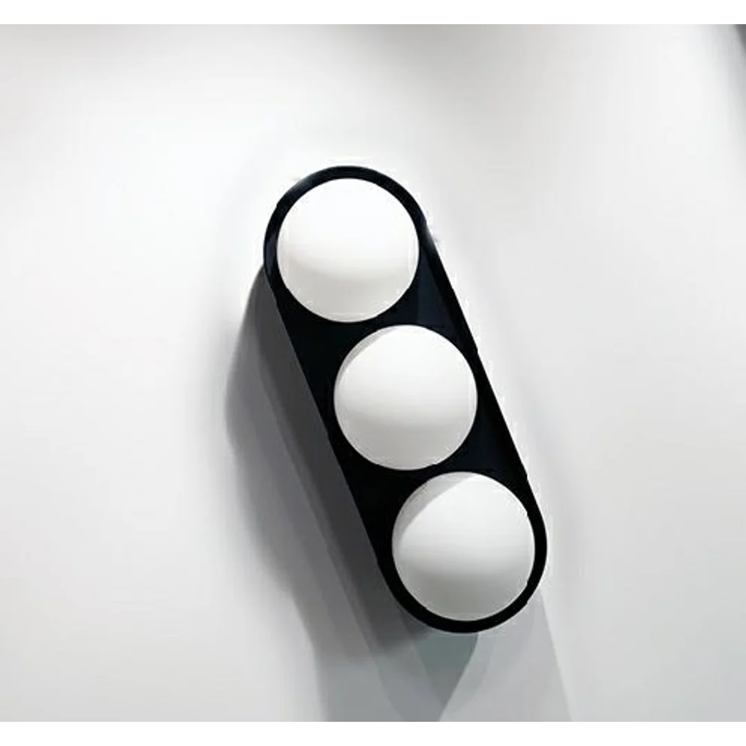 MOOSEE lampa ścienna DROPS 3 czarna — zdjęcie 9