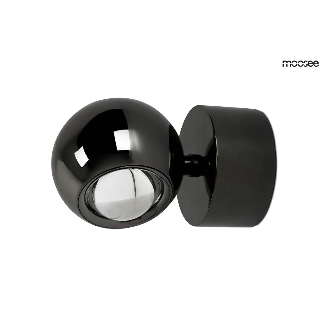 MOOSEE lampa ścienna EOS czarny chrom — zdjęcie 7