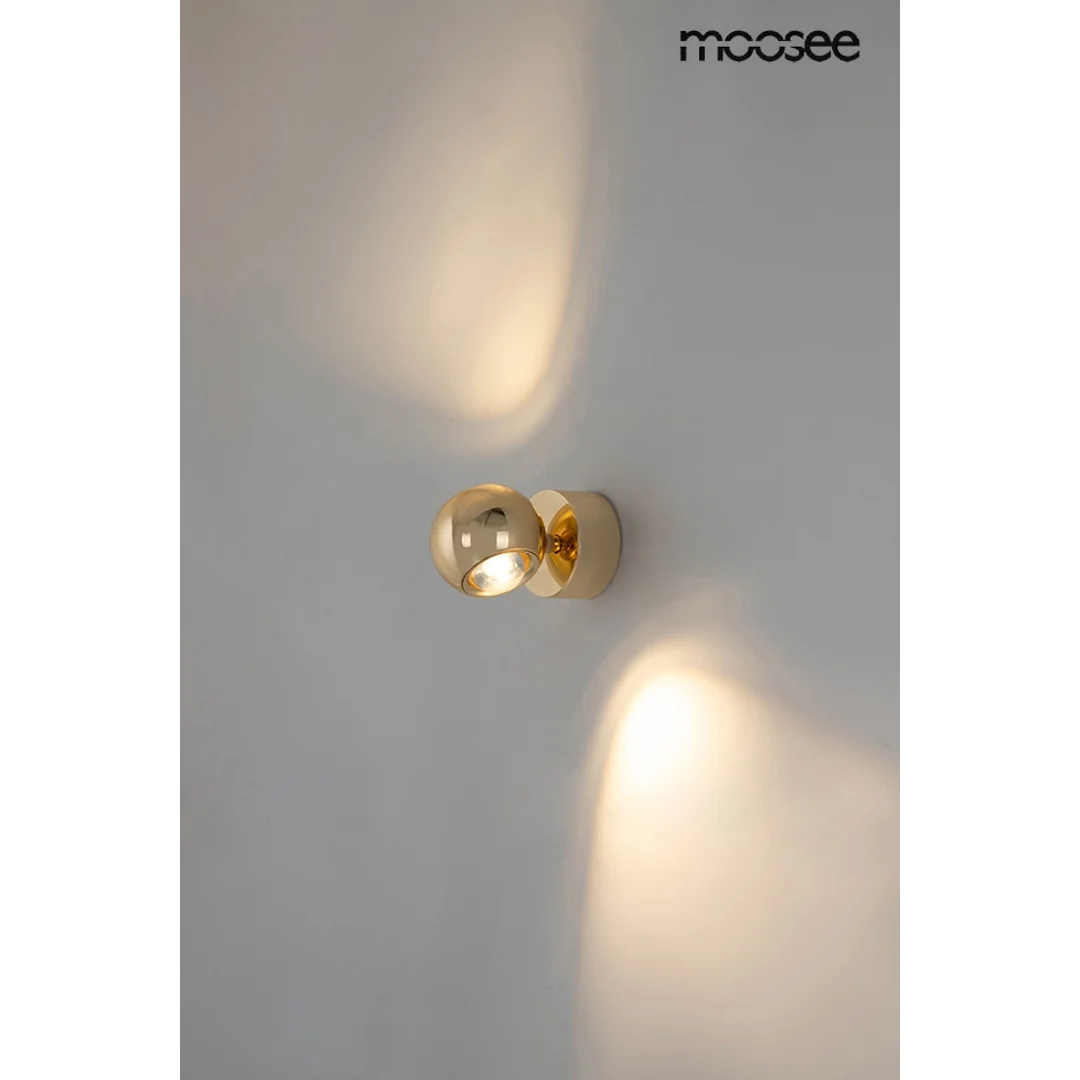 MOOSEE lampa ścienna EOS złoty — zdjęcie 4