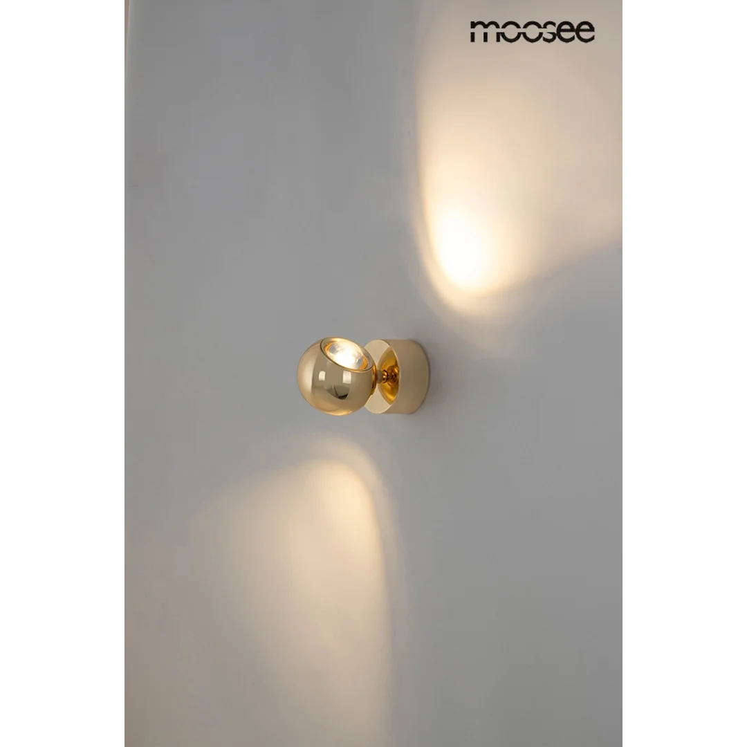 MOOSEE lampa ścienna EOS złoty — zdjęcie 6