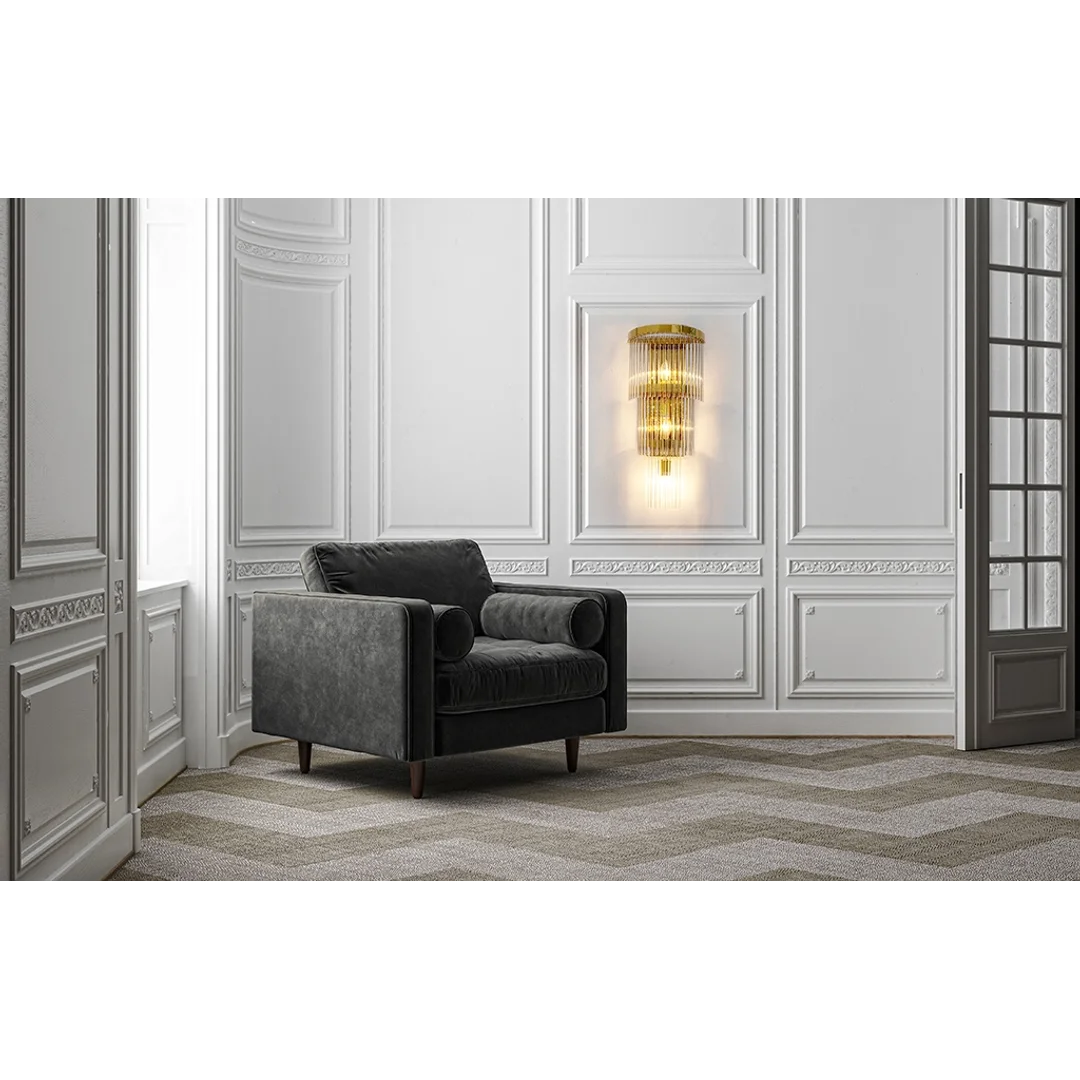 MOOSEE lampa ścienna ESTRO złota — zdjęcie 9