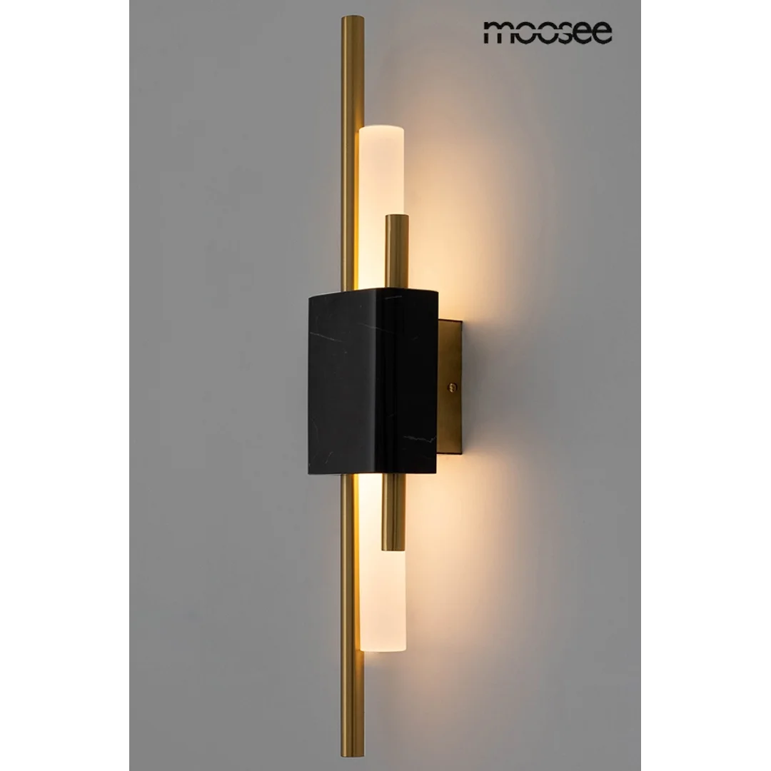 MOOSEE lampa ścienna EVANS czarna / złota — zdjęcie 3