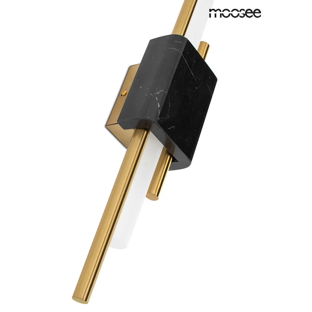 MOOSEE lampa ścienna EVANS czarna / złota — zdjęcie 4
