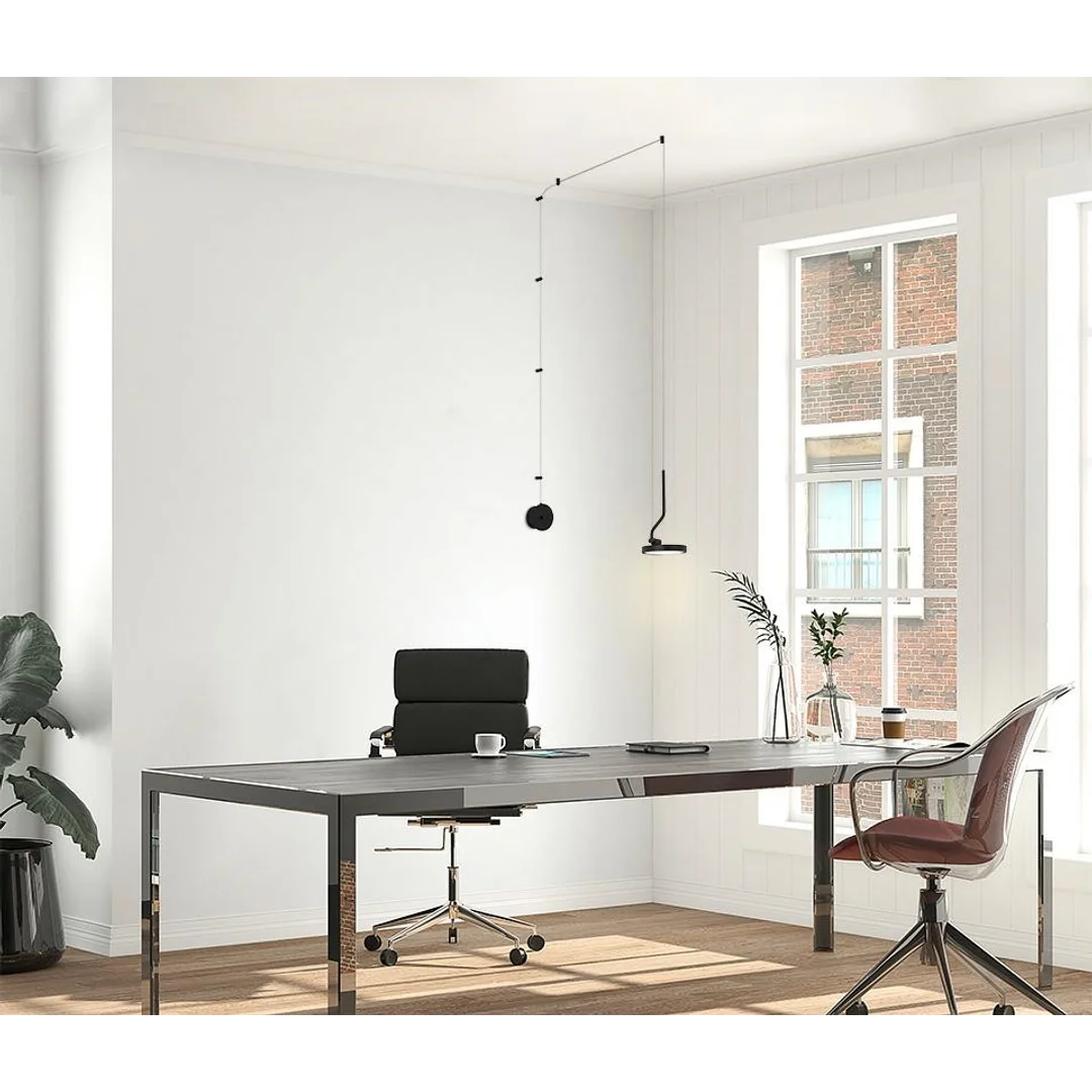 MOOSEE lampa ścienna FLAT czarna — zdjęcie 10