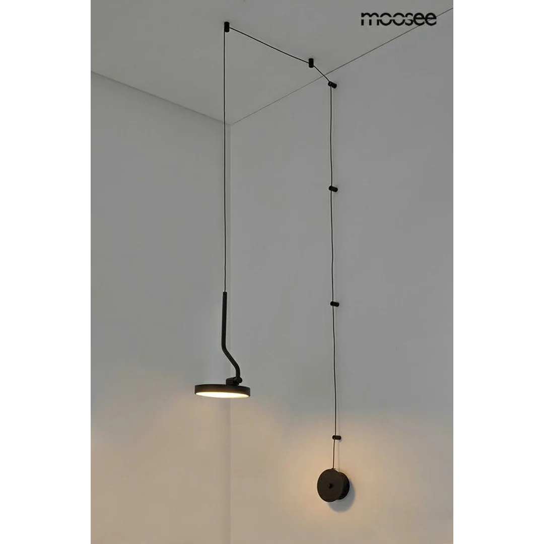 MOOSEE lampa ścienna FLAT czarna — zdjęcie 9