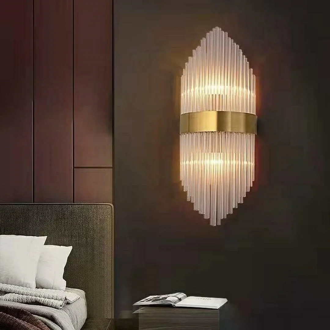MOOSEE lampa ścienna FLORENS M złota — zdjęcie 9
