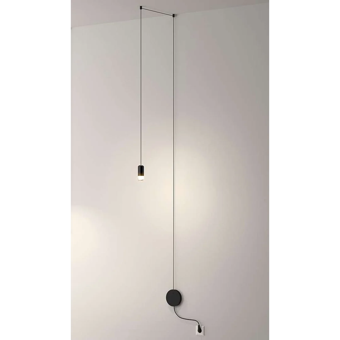 MOOSEE lampa ścienna FLUSSO WALL czarna — zdjęcie 6