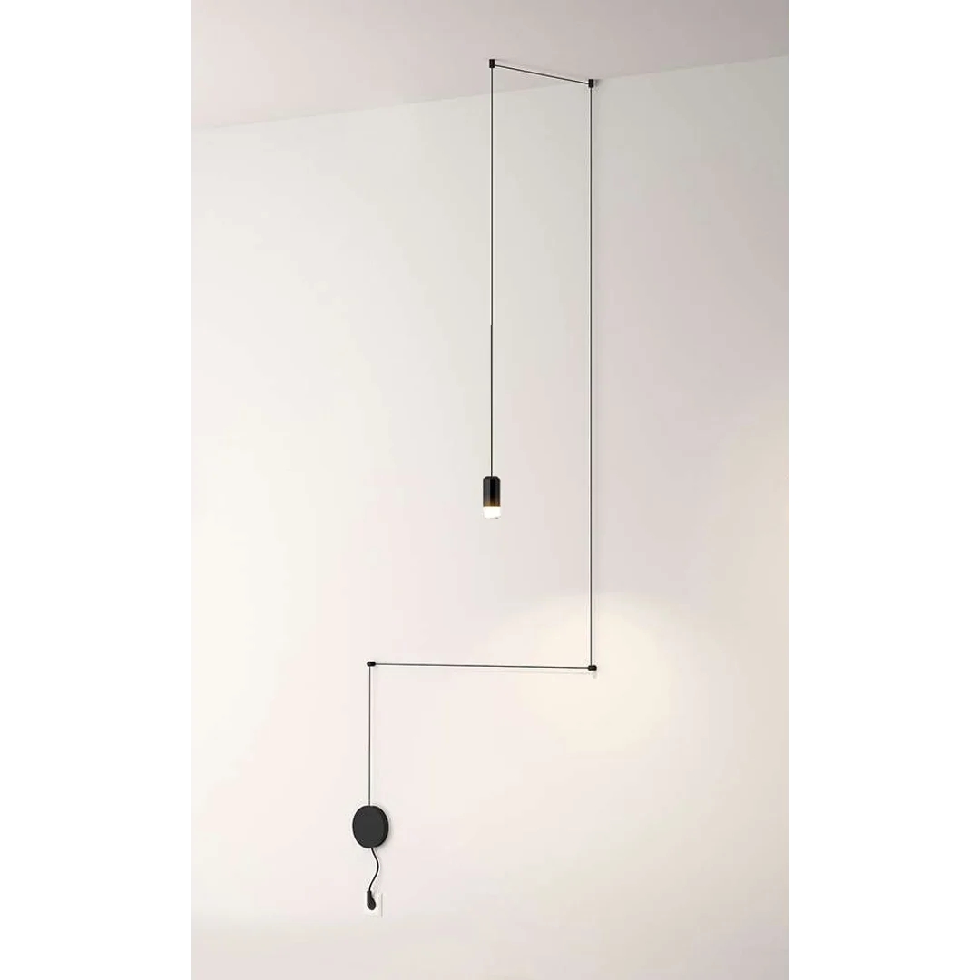 MOOSEE lampa ścienna FLUSSO WALL czarna — zdjęcie 7