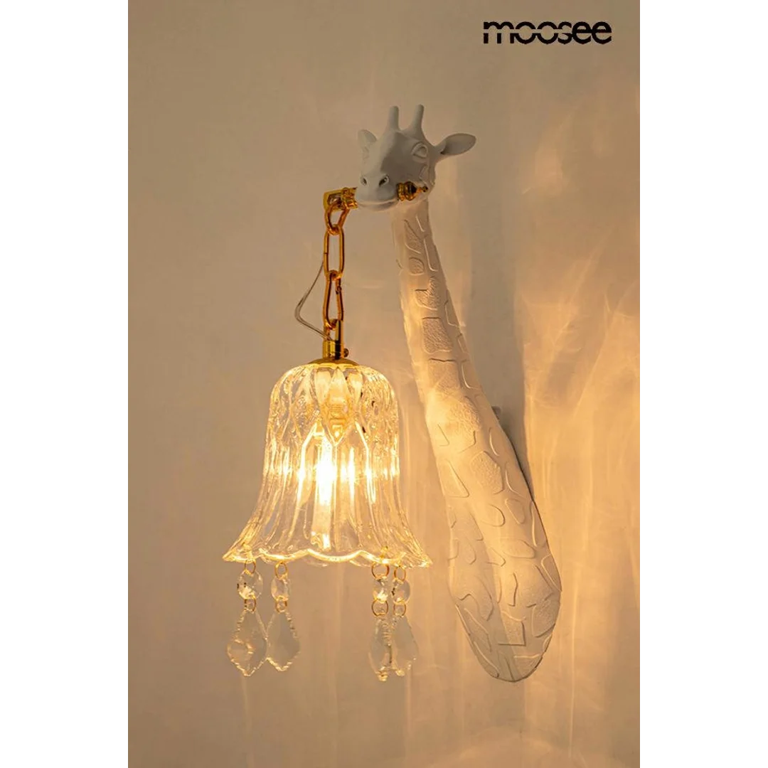 MOOSEE lampa ścienna GIRAFFE biała — zdjęcie 4