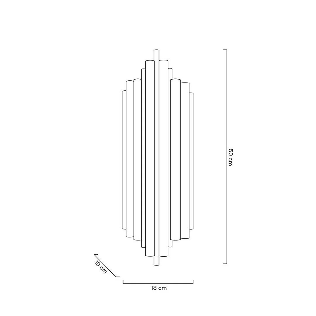 MOOSEE lampa ścienna HARMONIC BLACK czarna — zdjęcie 11