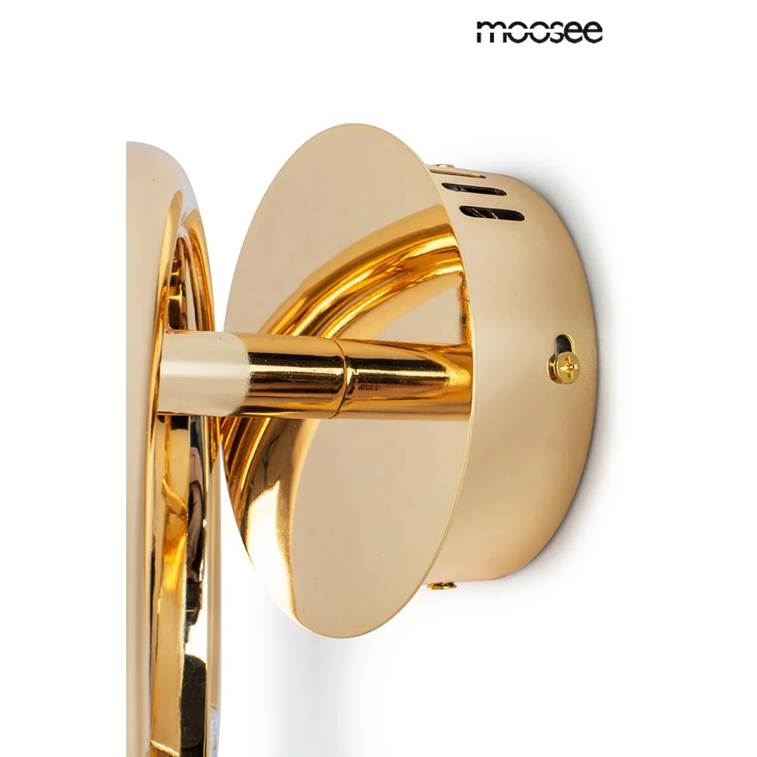 MOOSEE lampa ścienna HELIOS złota — zdjęcie 5