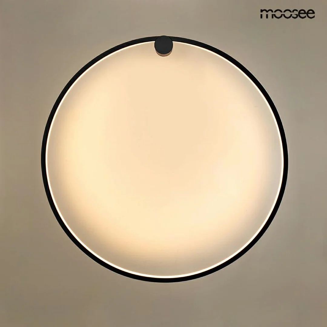 MOOSEE lampa ścienna HOOP 60 czarna — zdjęcie 4