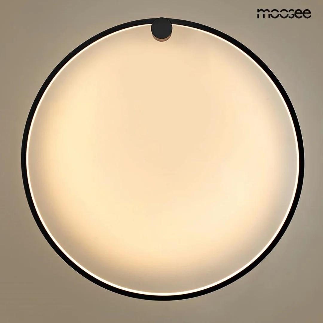 MOOSEE lampa ścienna HOOP 80 czarna — zdjęcie 4