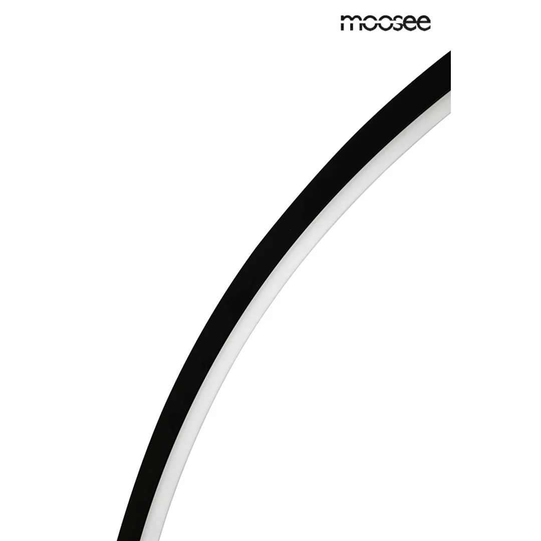MOOSEE lampa ścienna HOOP 80 czarna — zdjęcie 5