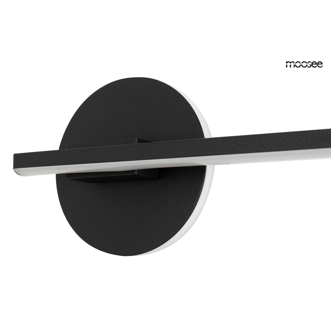 MOOSEE lampa ścienna HORIZON czarna — zdjęcie 5