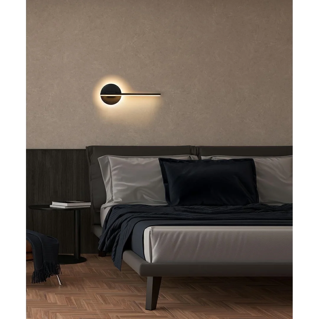 MOOSEE lampa ścienna HORIZON czarna — zdjęcie 7