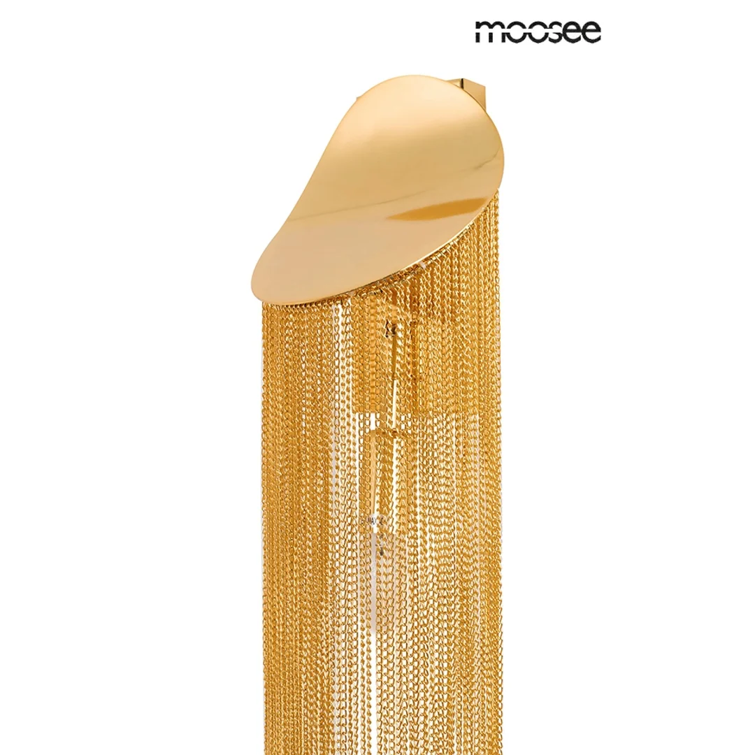 MOOSEE lampa ścienna LAMBADA łańcuszki złota — zdjęcie 8