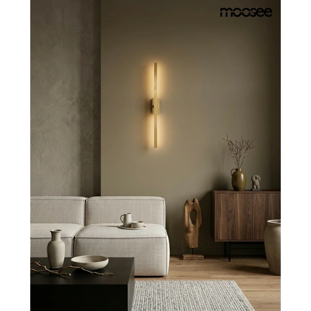 MOOSEE lampa ścienna LINE złota — zdjęcie 7
