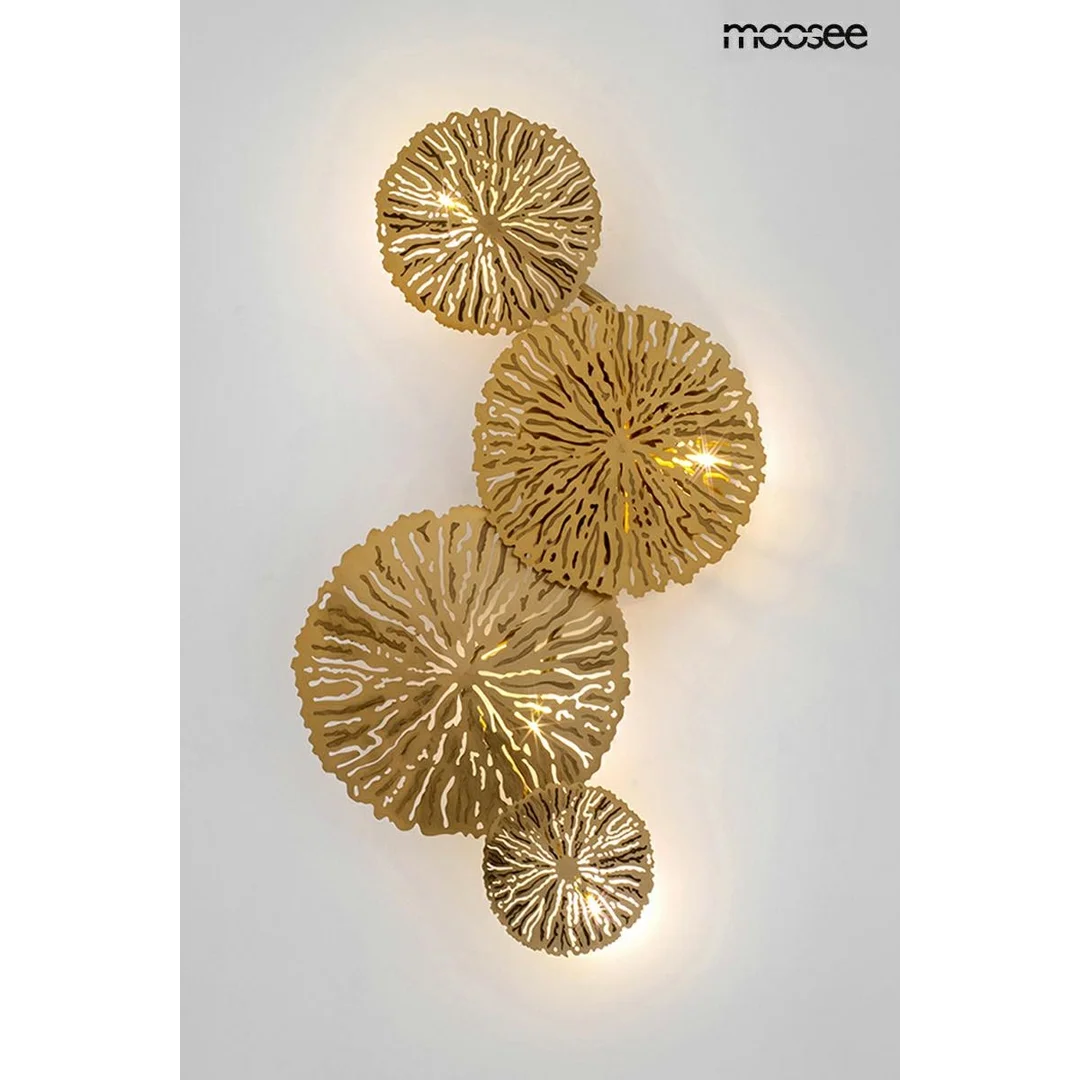 MOOSEE lampa ścienna LIRIO 4 złota — zdjęcie 2