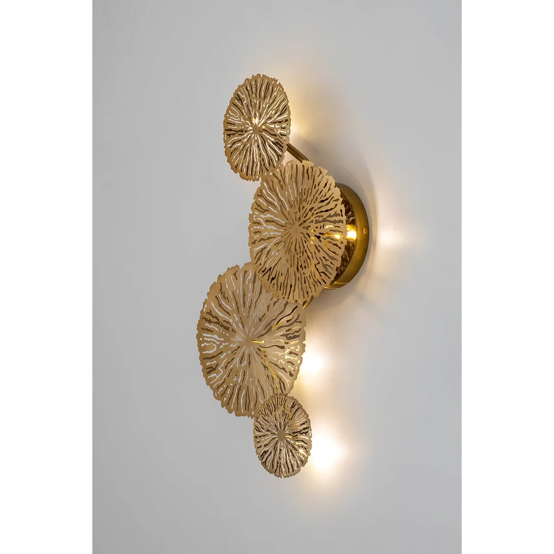 MOOSEE lampa ścienna LIRIO 4 złota — zdjęcie 4