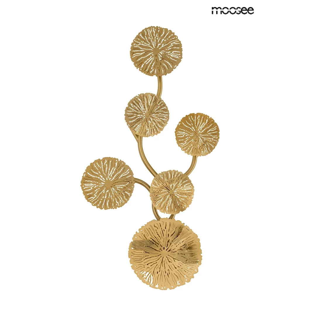 MOOSEE lampa ścienna LIRIO 6 złota — zdjęcie 2