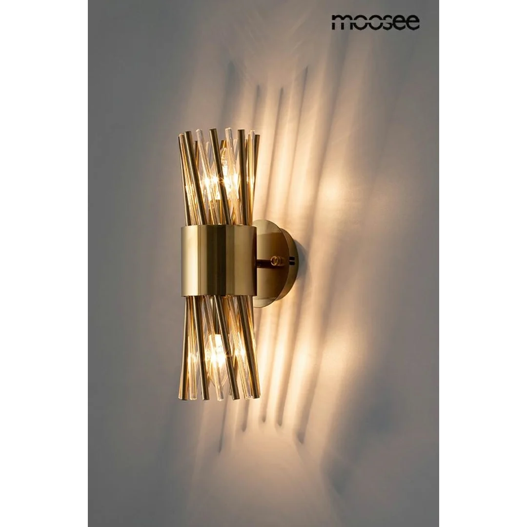 MOOSEE lampa ścienna LORENZO złota — zdjęcie 2